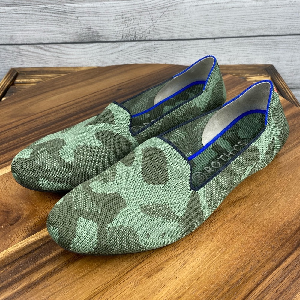 Rothy's Green Camo Flats